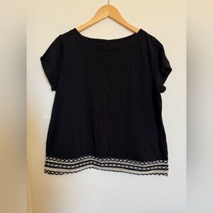 J. JILL BLACK SHORT SHEELVE